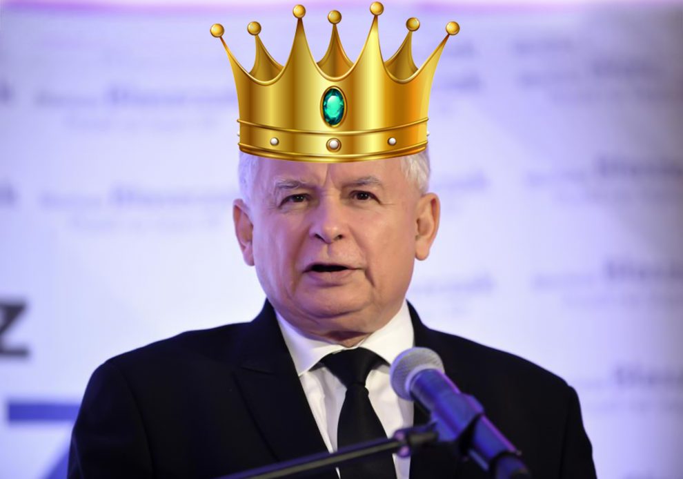 Kaczyński w koronie