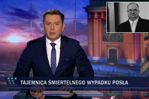 Wiadomości TVP sugerują, że na posła dokonano zamachu